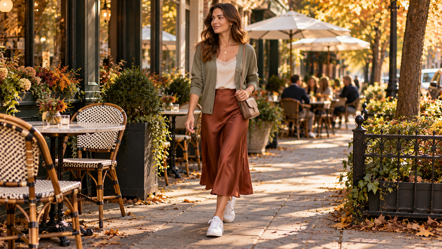 Knit Vest with Crisp Shirt Relaxed Jeans and Loafers
